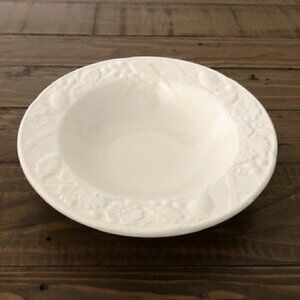 Mikasa English Countryside White Rimmed Fruit Berry Dessert Bowls Set Of 2